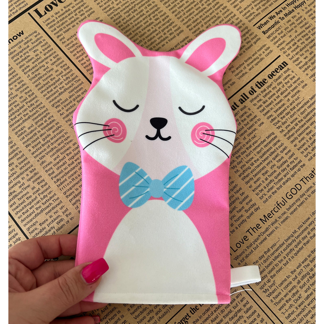 لیف حمام کودک مدل خرگوش ملوس کد 8