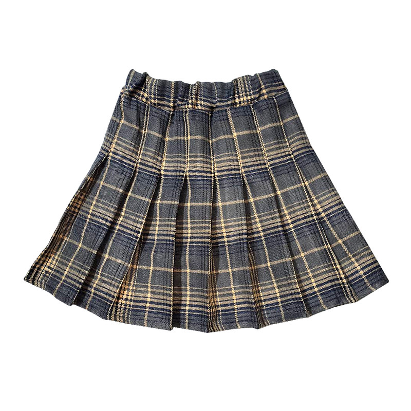 دامن دخترانه مدل کشمیر چهارخانه