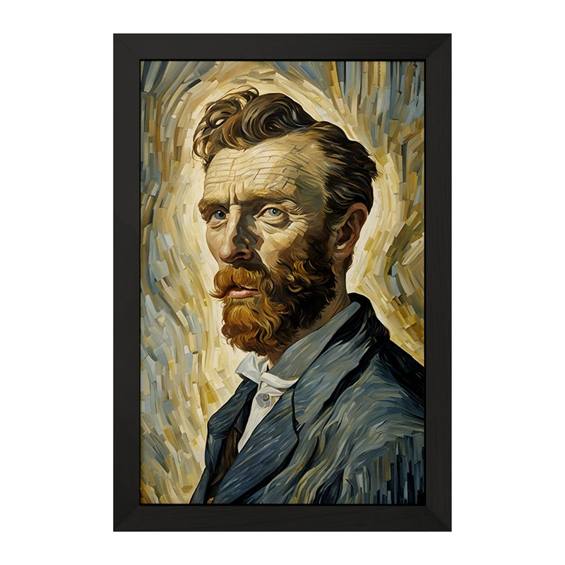 تابلو خندالو مدل ونسان ونگوگ کد F1211