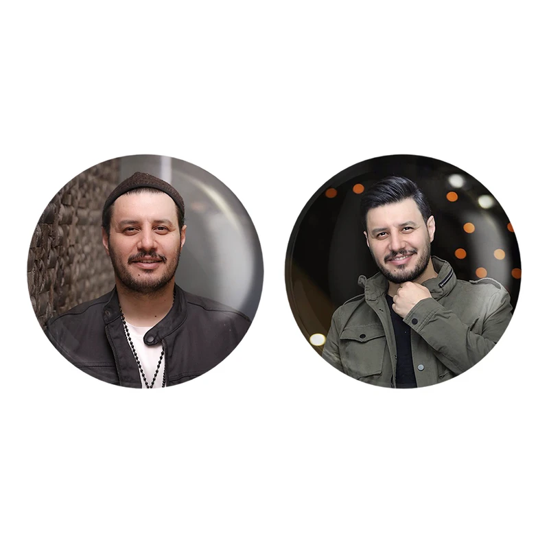 مگنت خندالو مدل جواد عزتی کد 63266325 مجموعه 2 عددی