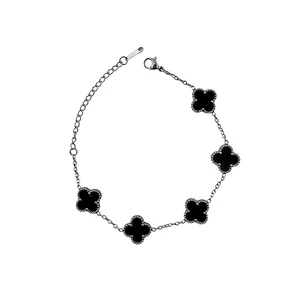 دستبند زنجیری زنانه مدل ونکلیف 022