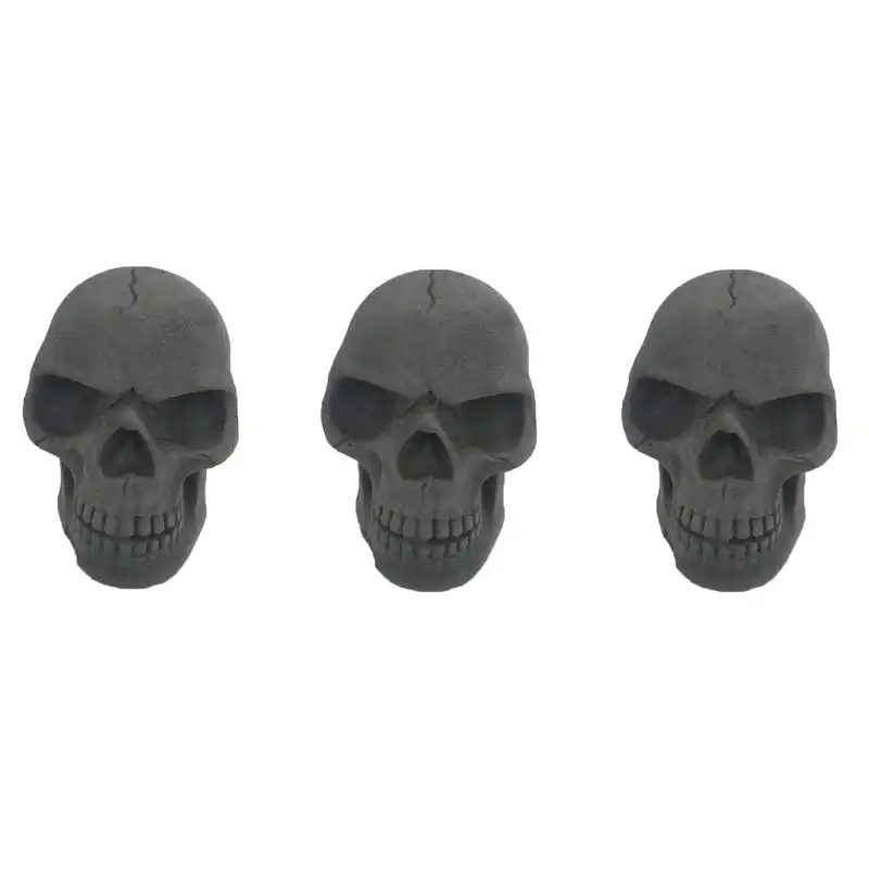 زغال روشنا مدل جمجمه بسته 3 عددی