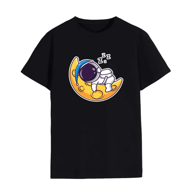 تی شرت لانگ آستین کوتاه زنانه مدل فضانورد کد 4