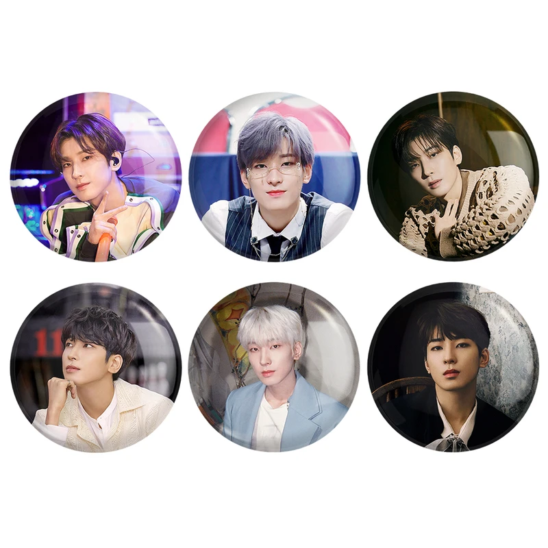 مگنت خندالو طرح ونوو گروه سونتین Seventeen کد 1305A مجموعه 6 عددی