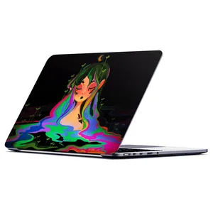 استیکر لپ تاپ ویندی دیزاین طرح girl مدل v096 مناسب برای لپ تاپ 15.6 اینچی