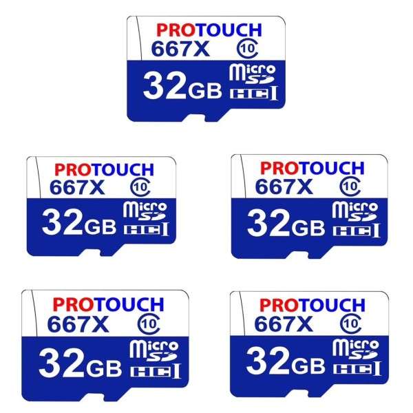 کارت حافظه microSDHC پروتاچ مدل Bulk کلاس 10 استاندارد UHS-1 U1 ظرفیت 32 گیگابایت بسته 5 عددی کارت حافظه microSDHC پروتاچ مدل Bulk کلاس 10 استاندارد UHS-1 U1 ظرفیت 32 گیگابایت بسته 5 عددی