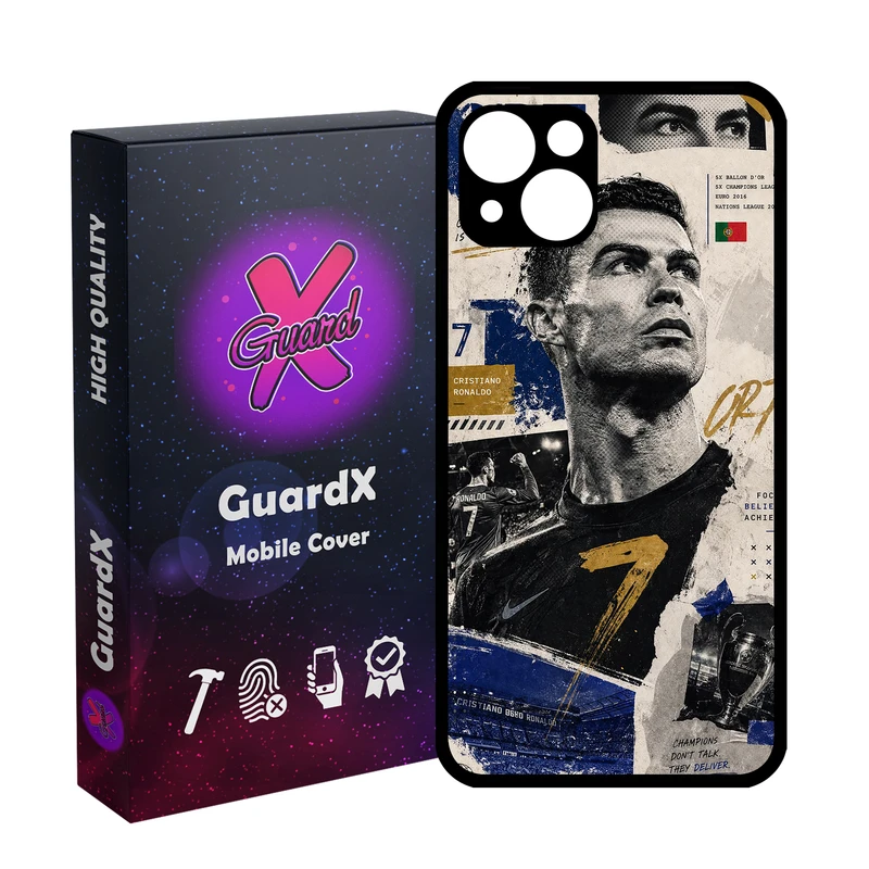 کاور گارد ایکس طرح CR7 مدل 11096 مناسب برای گوشی موبایل اپل iPhone 13