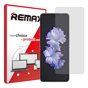 Remax Resistant model transparent screen protector suitable for Tecno Phantom V Flip mobile phone