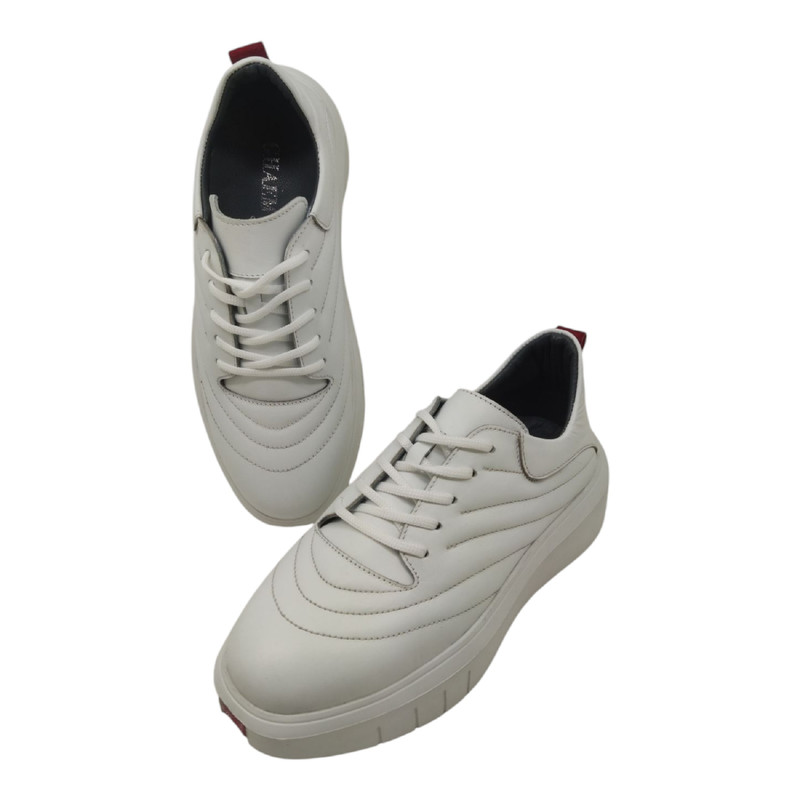 کفش روزمره زنانه چرم قائم مدل Z105