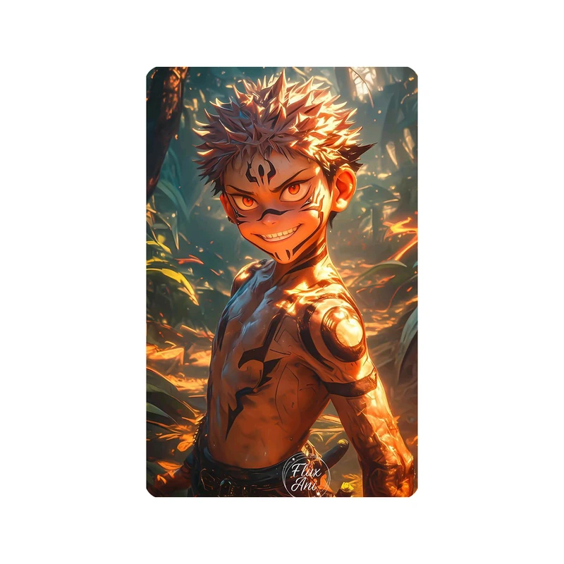 استیکر کارت مدل انیمه طرح جوجوتسو کایسن ریومن سوکونا jujutsu kaisen ryomen sukuna کد 5443