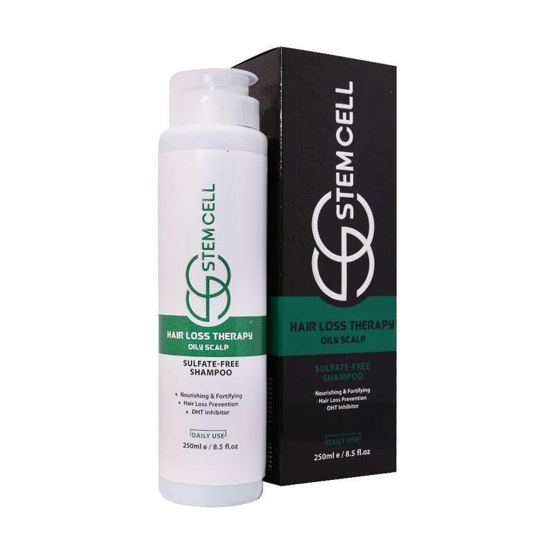 شامپو مو استم سل مدل oily scalp حجم 250 میلی لیتر