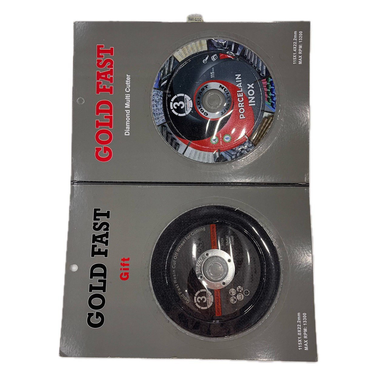 صفحه برش گلد فست مدل 115mm مجموعه 2 عددی صفحه برش گلد فست مدل 115mm مجموعه 2 عددی
