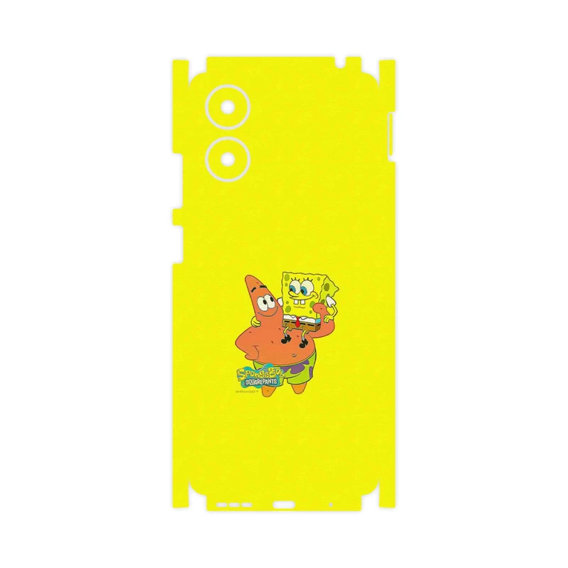 برچسب پوششی ماهوت مدل SpongeBob SquarePants-FullSkin مناسب برای گوشی موبایل موتورولا Moto G04