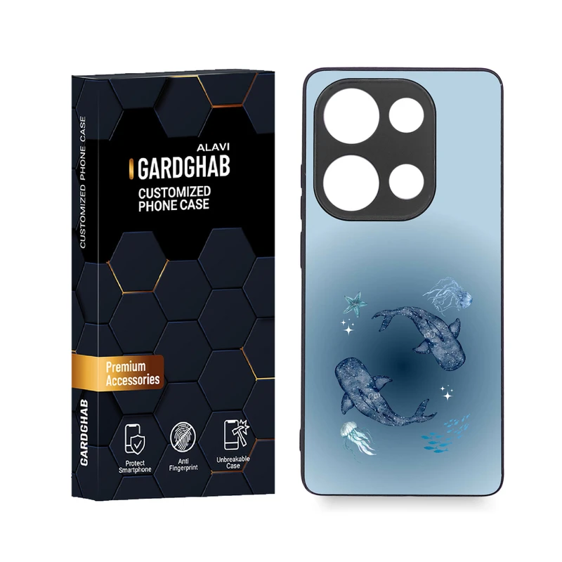 کاور گارد قاب علوی مدل دور ژله ای مناسب برای گوشی موبایل شیائومی Poco M6 Pro 4G