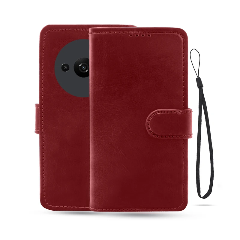 کیف کلاسوری لئون مدل Kiiif مناسب برای گوشی موبایل شیائومی REdmi A3 به همراه بند آویز