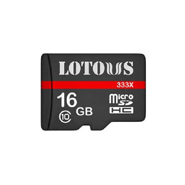 کارت حافظه microSDHC لوتوس مدل LT-333X کلاس 10 استاندارد UHS-I U1 سرعت 80MBps ظرفیت 16 گیگابایت