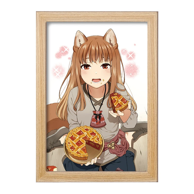 تابلو خندالو مدل هولو انیمه ادویه و گرگ کد 36094