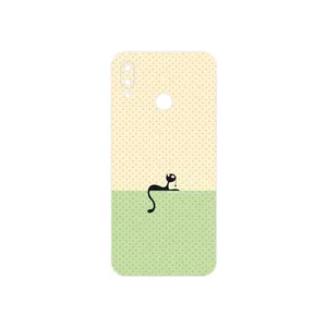 MAHOOT Minimal Internet Cat Icon Cover Sticker for Huawei Nova 3e