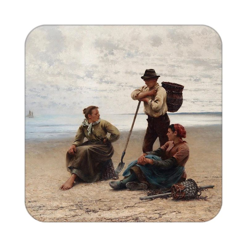 زیر لیوانی کاکتی طرح نقاشی رنگ روغن مدل mg10526