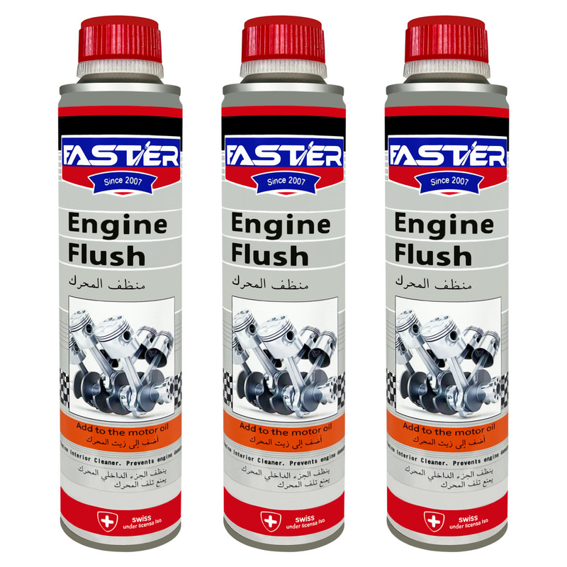 مکمل موتور شوی فستر مدل Engin Flush حجم 400 میلی لیتر بسته 3 عددی