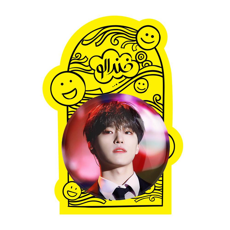 آینه جیبی خندالو مدل دینو گروه سونتین Seventeen  کد 21612