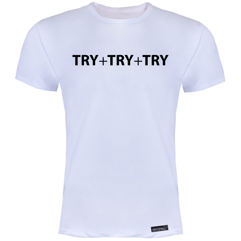 تی شرت آستین کوتاه مردانه 27 مدل Try کد MH972