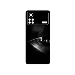 MAHOOT Black Portrait Cover Sticker for Xiaomi Poco X4 Pro 5G