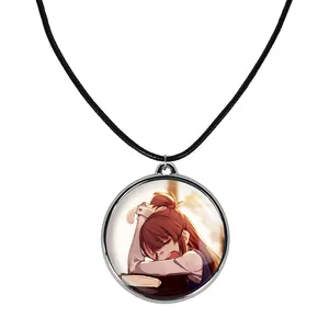گردنبند خندالو مدل اکو و جانسون انیمه جادوگران کوچک Little Witch Academia کد 2287622869