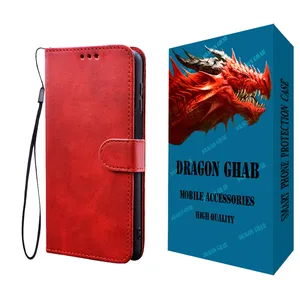 کیف کلاسوری دراگون قاب مدل چرمی مناسب برای گوشی موبایل شیائومی Redmi Note 12 Pro 4G