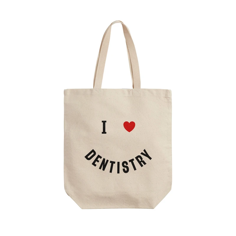 ساک خرید ترمه طراحان ایده مدل من دندان پزشکی را دوست دارم کد cfp1932 - L