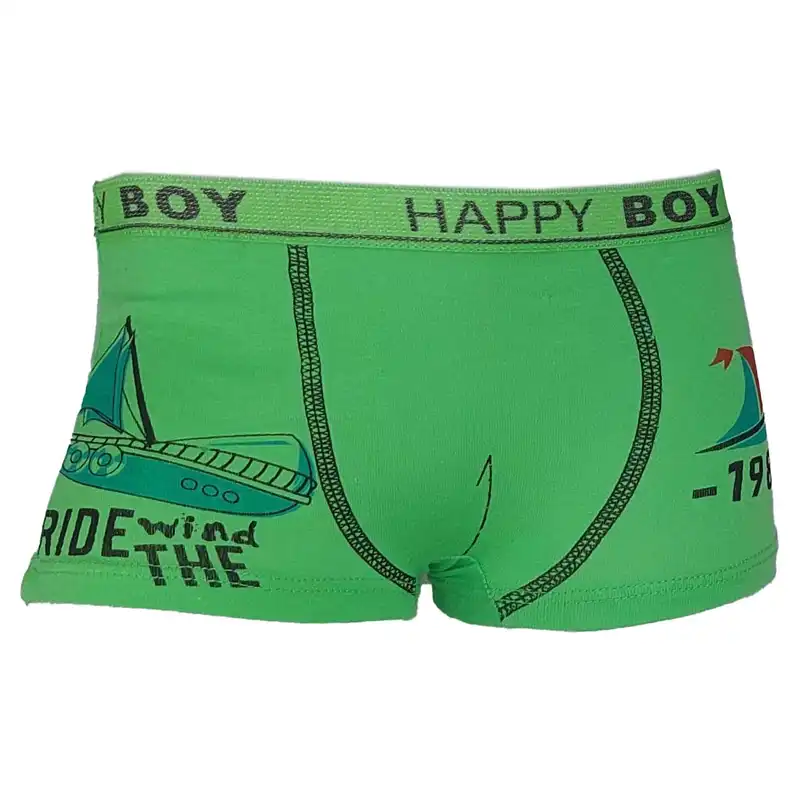 شورت پسرانه مدل نخی پادار قایقی کد 1478