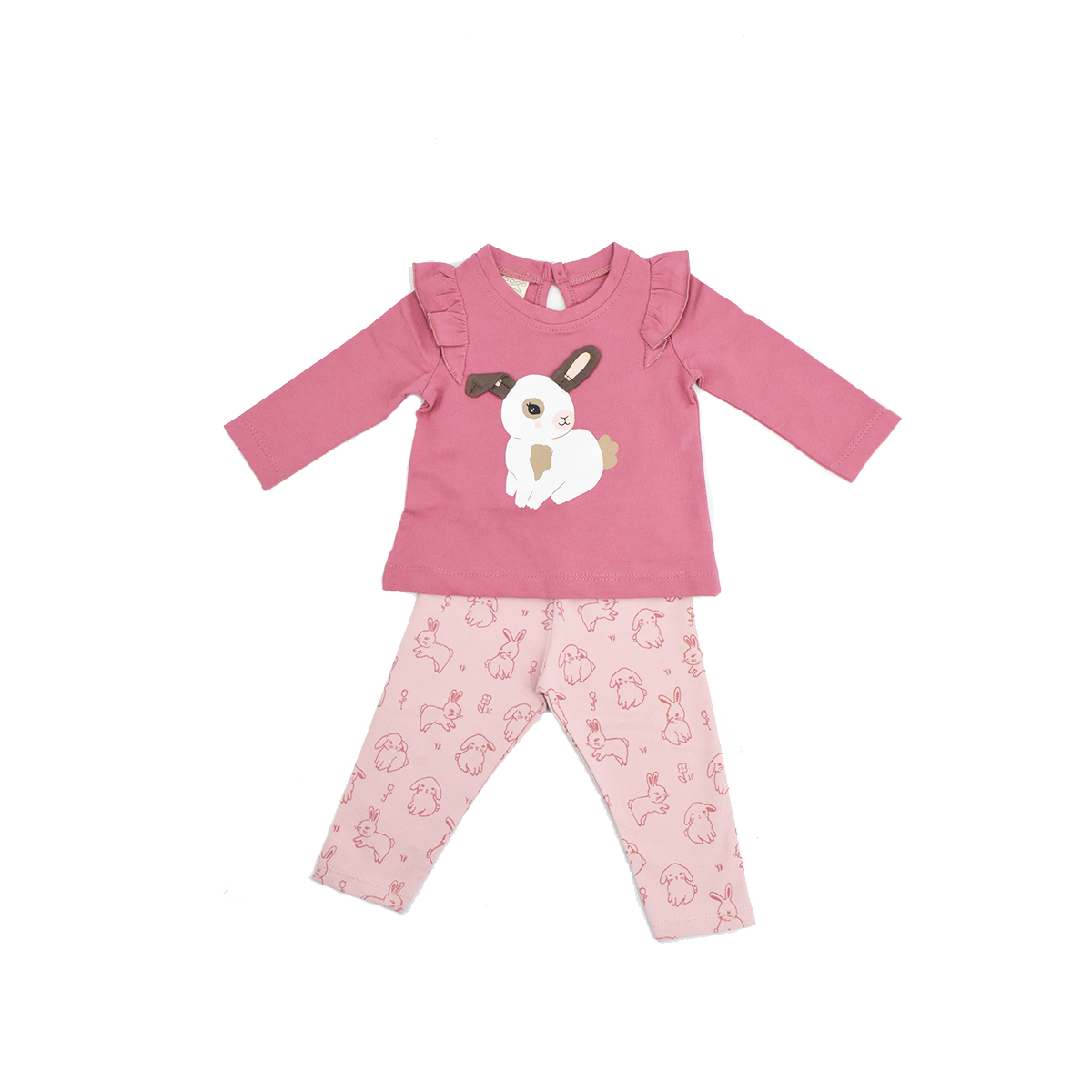 ست تی شرت و شلوار نوزادی رابو مدل 1419