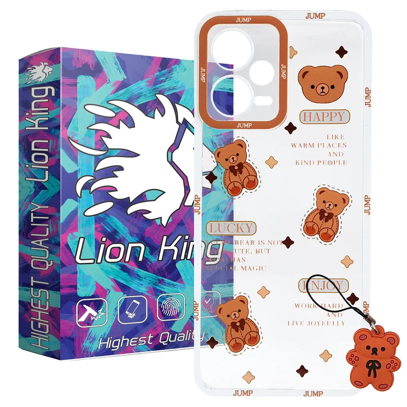 کاور لاین کینگ مدل kheresi  مناسب برای گوشی موبایل شیائومی Redmi Note 12 5G / POCO X5 5G به همراه بند آویز