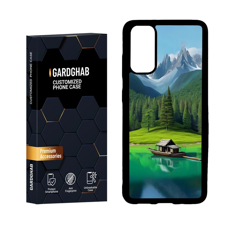 کاور گارد قاب مدل دور ژله ای هنری مناسب برای گوشی موبایل سامسونگ Galaxy S20