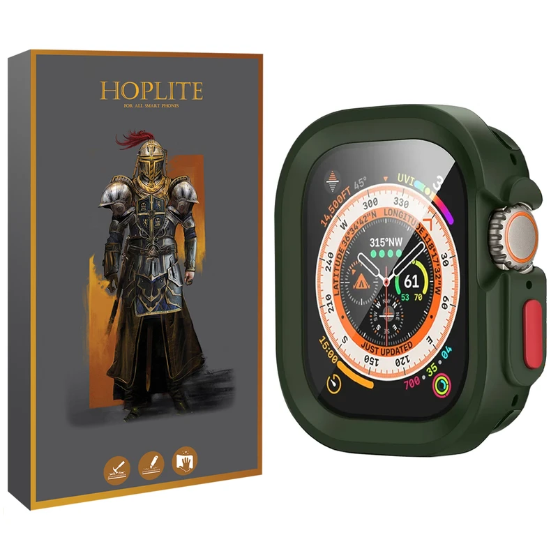 کاور هاپلایت مدل SIC Armor HL مناسب برای اپل واچ سری 7/8/9 سایز 45 میلی متری به همراه محافظ صفحه نمایش