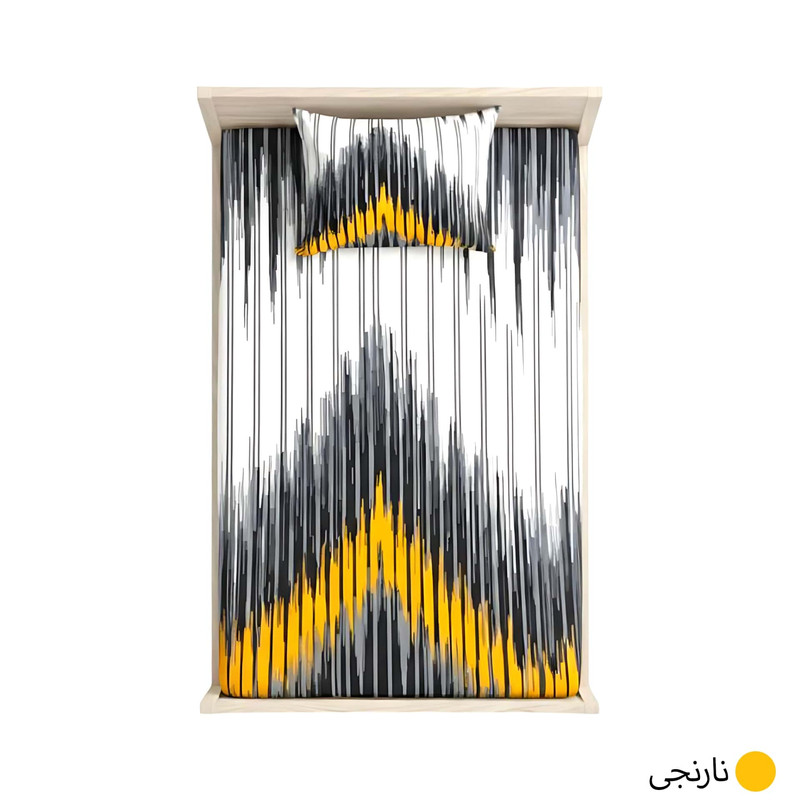 روتختی یک نفره مدل آبشار رنگی سایز 200x90 سانتی‌متر