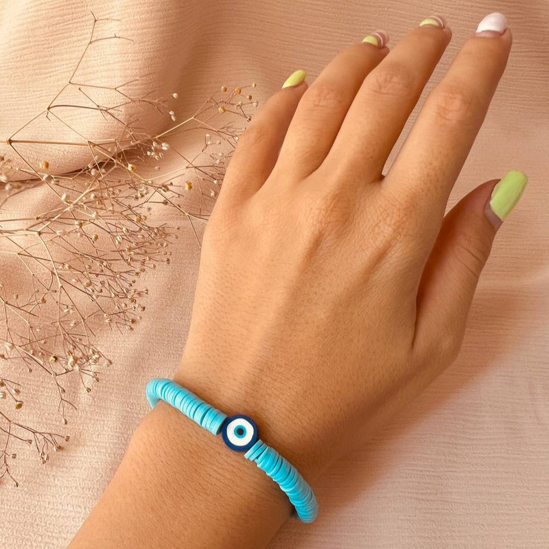 دستبند دخترانه مدل فیمو گوجه دستبند دخترانه مدل فیمو گوجه