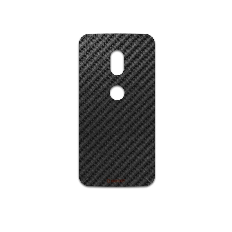 برچسب پوششی ماهوت مدل Shine-Carbon-Fiber مناسب برای گوشی موبایل موتورولا Moto G4 Play