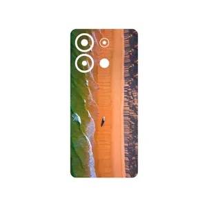 MAHOOT Beach and Green Sea Cover Sticker for Xiaomi Redmi Note 13 4G