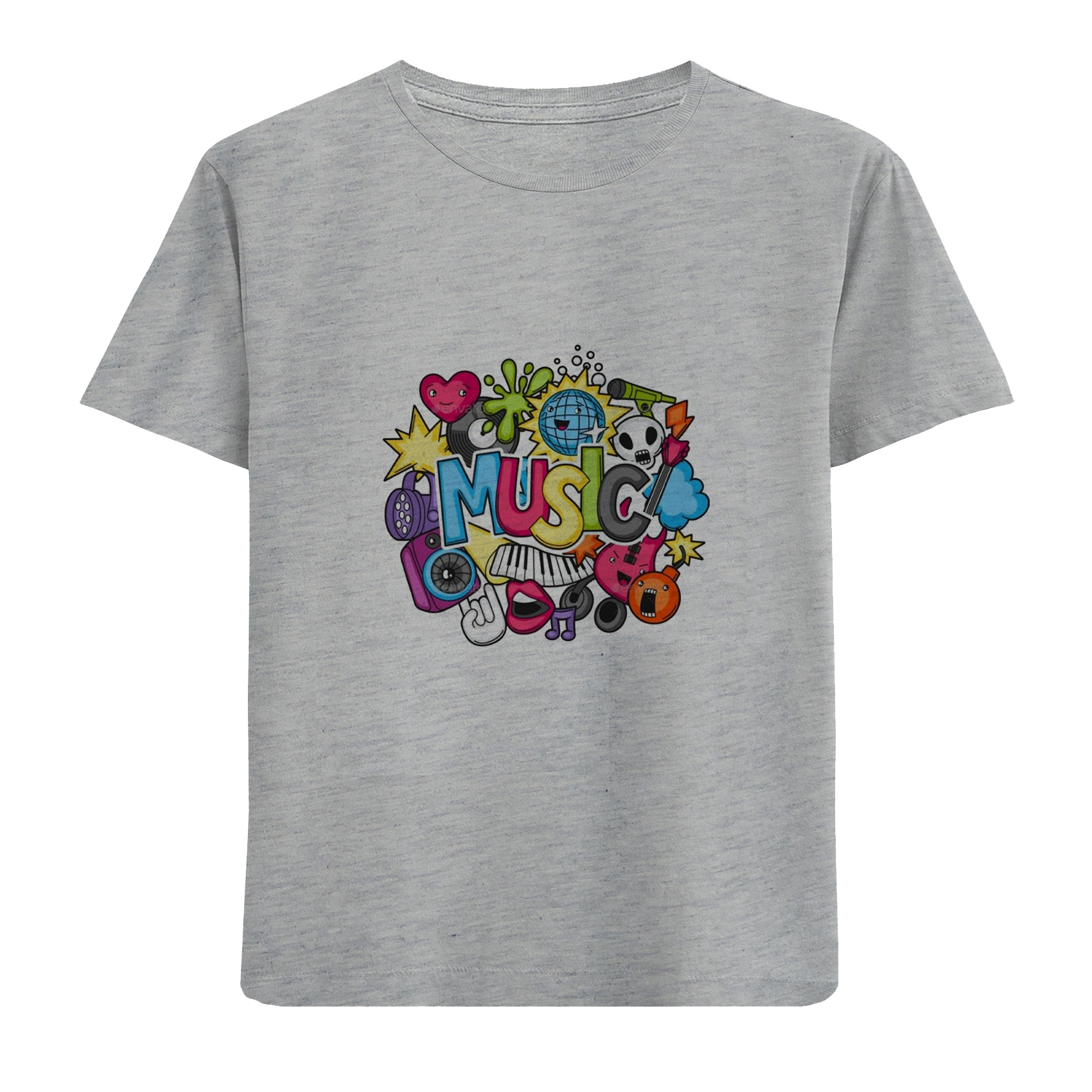 تی شرت آستین کوتاه پسرانه مدل تایپوگرافی D368