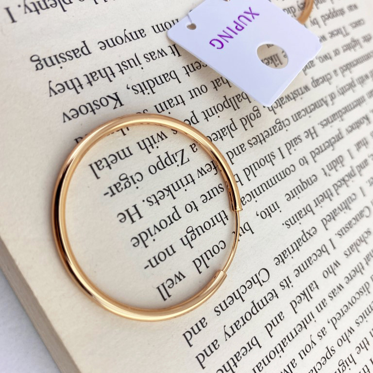 گوشواره زنانه ژوپینگ مدل حلقه کد E4242