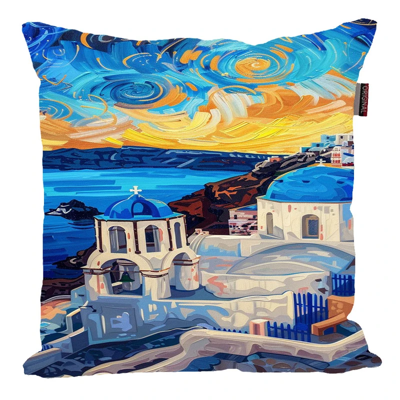 کوسن پاد آفرین مدل فانتزی طرح ونگوک شب های پرستاره کد p1034