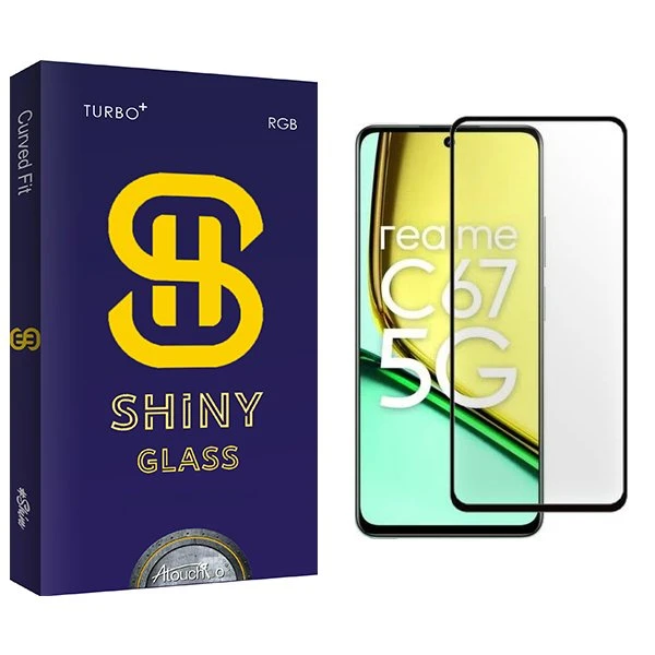 محافظ صفحه نمایش شیشه ای آتوچبو مدل Shiny مناسب برای گوشی موبایل ریلمی C67