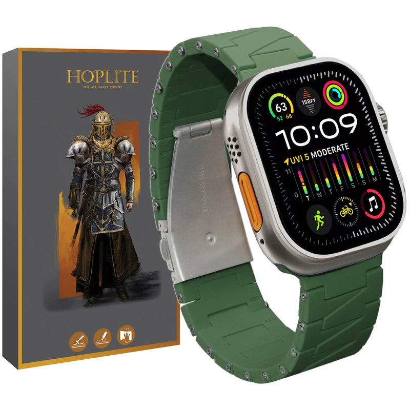 بند هاپلایت مدل Silicone Bead HL مناسب برای اپل واچ Ultra / Ultra 2 49mm