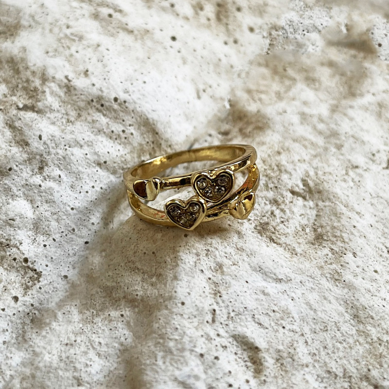 انگشتر زنانه طرح قلب کد RKH_606