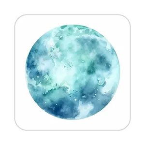 زیر لیوانی کاکتی طرح ماه و ستاره مدل mp52975