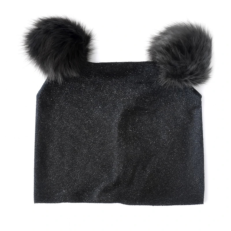 کلاه دخترانه مدل پوم پوم لمه