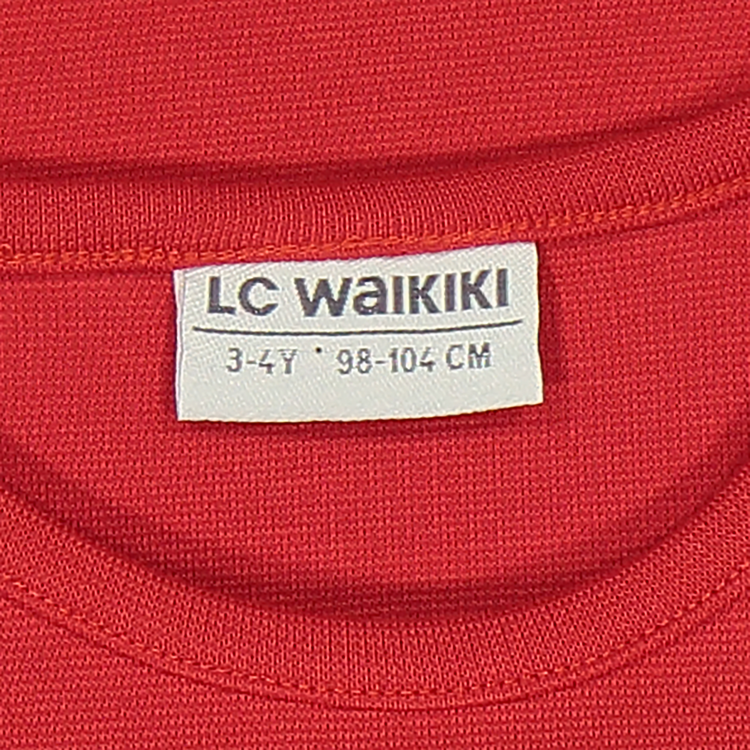 تی شرت دخترانه ال سی وایکیکی مدل W169539Z4-HJY-RED -  - 5