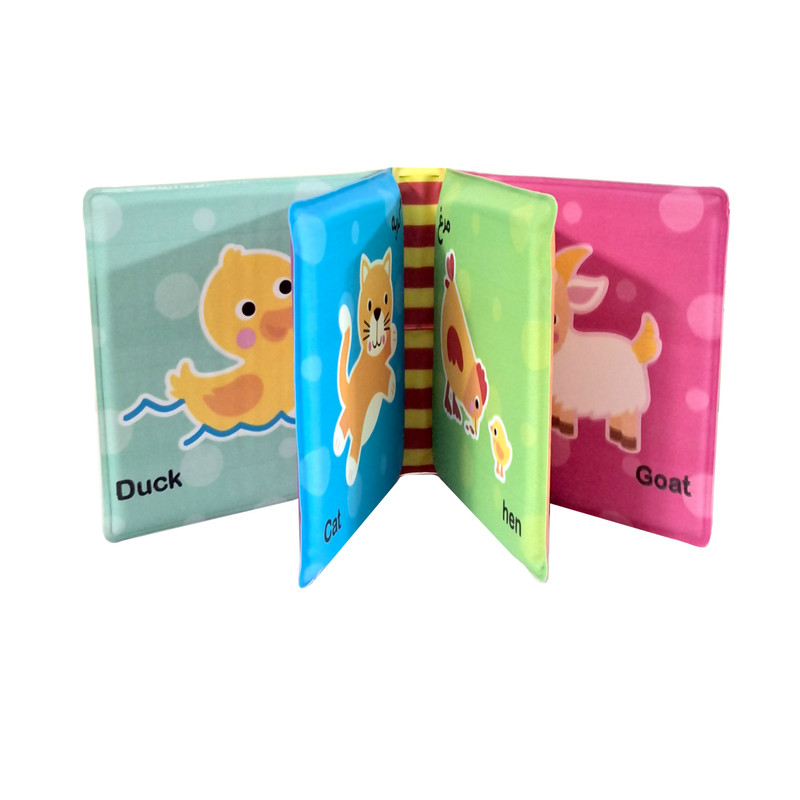 کتاب حمام کودک انتشارات باوان مدل حیوانات مزرعه