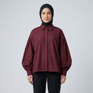 شومیز زنانه آستین بلند هیبا استایل مدل 15105
